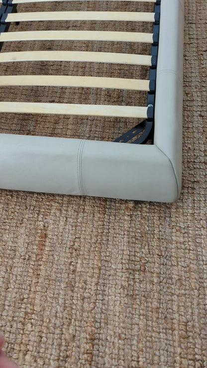 Modrest Patrick Leather Bedframe