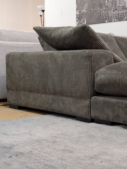 SOLD Moe's Plunge Corduroy Sectional