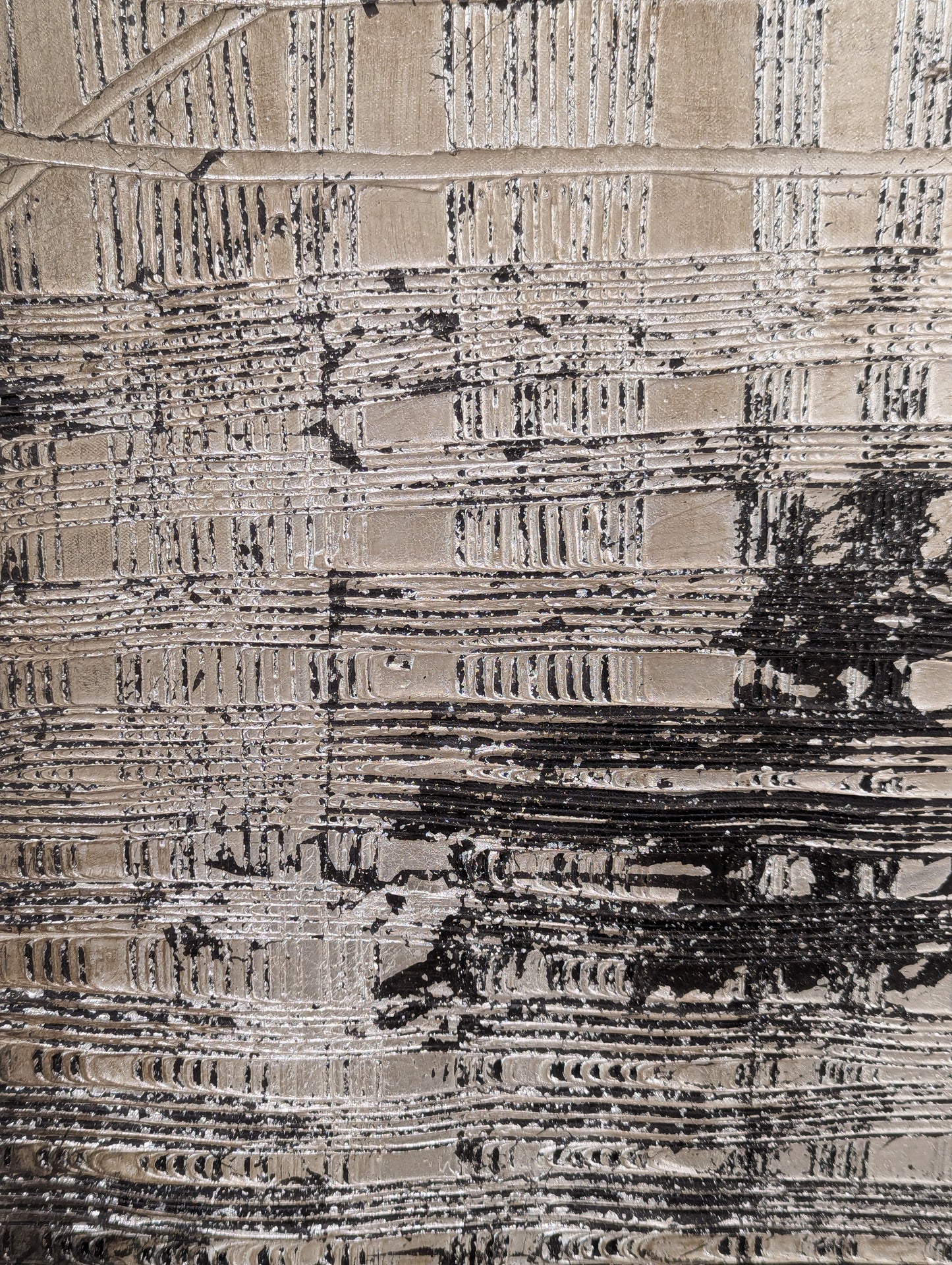 Large Textured Abstract Canvas