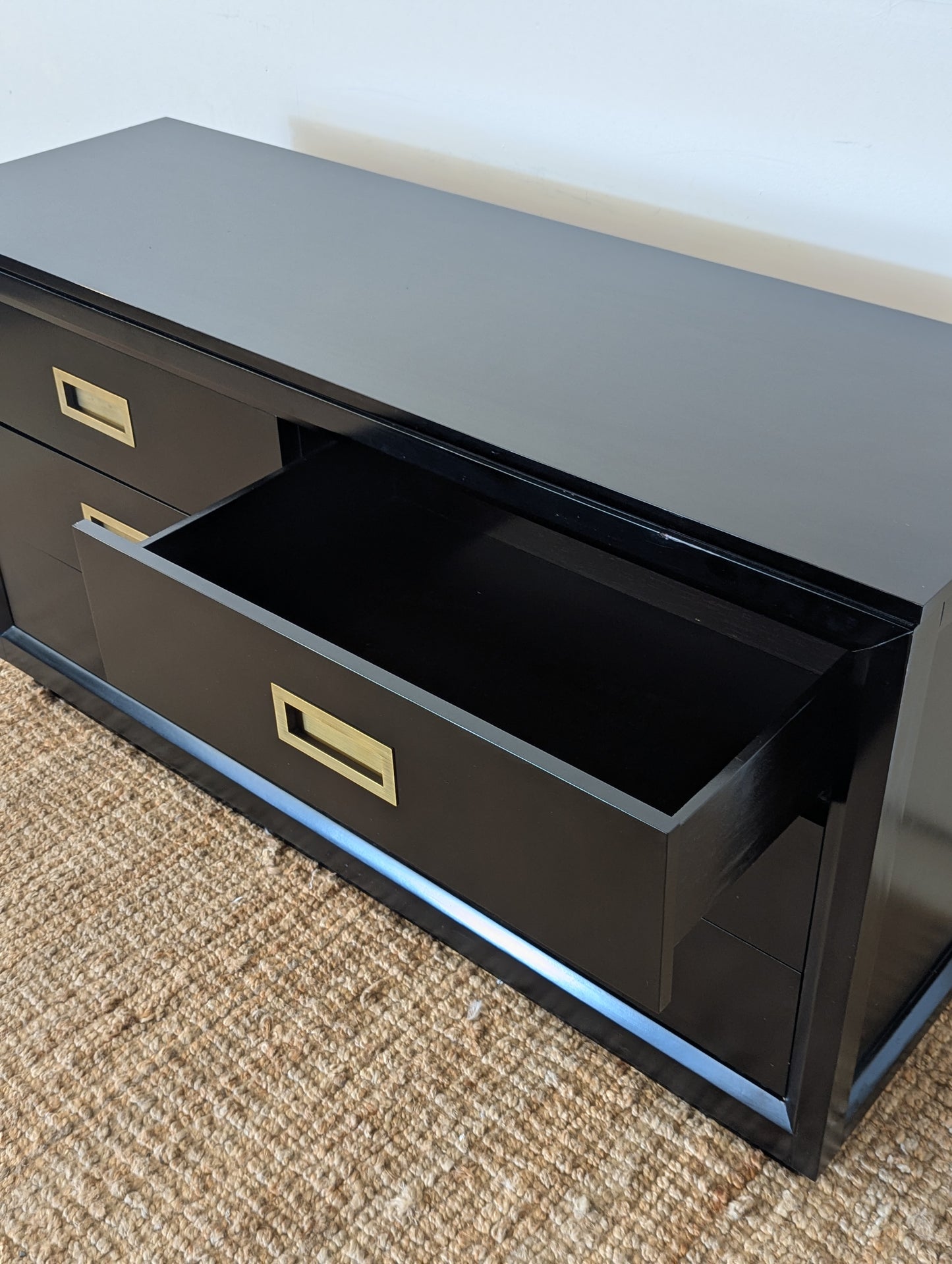 Z Gallerie Black Laquer Dresser
