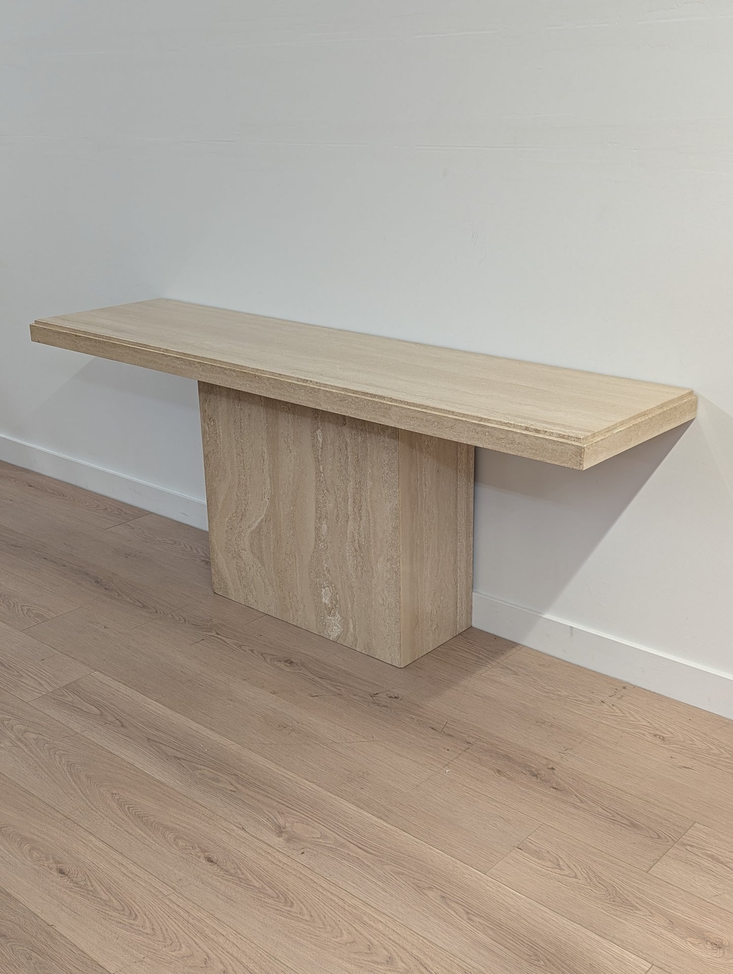 The Art Shoppe Travertine Console