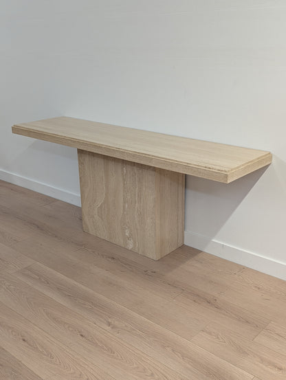 The Art Shoppe Travertine Console