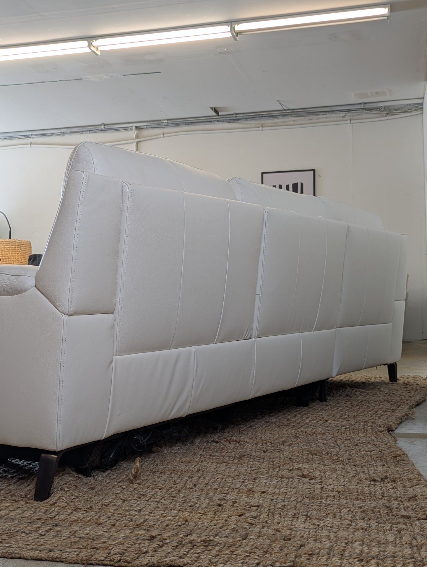 Scan Designs 5317 Power Reclining Leather Sectional