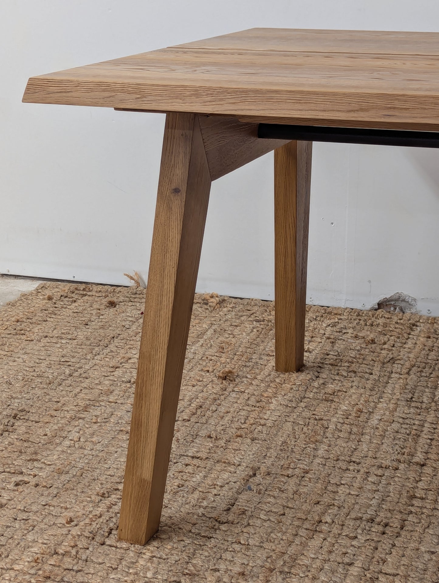 Article Madera 86" - 125" Solid Wood Extendable Dining Table - Oak