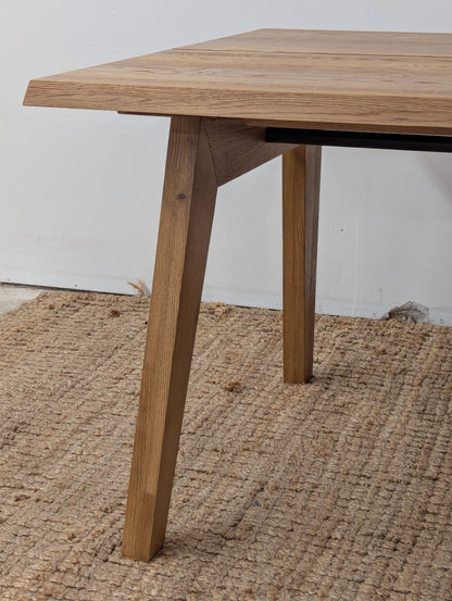 Article Madera 86" - 125" Solid Wood Extendable Dining Table - Oak