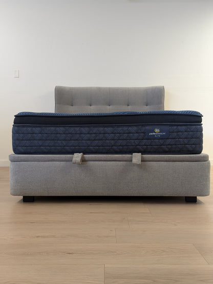Scan Designs Alba Upholstered Lift Storage Queen Bedframe