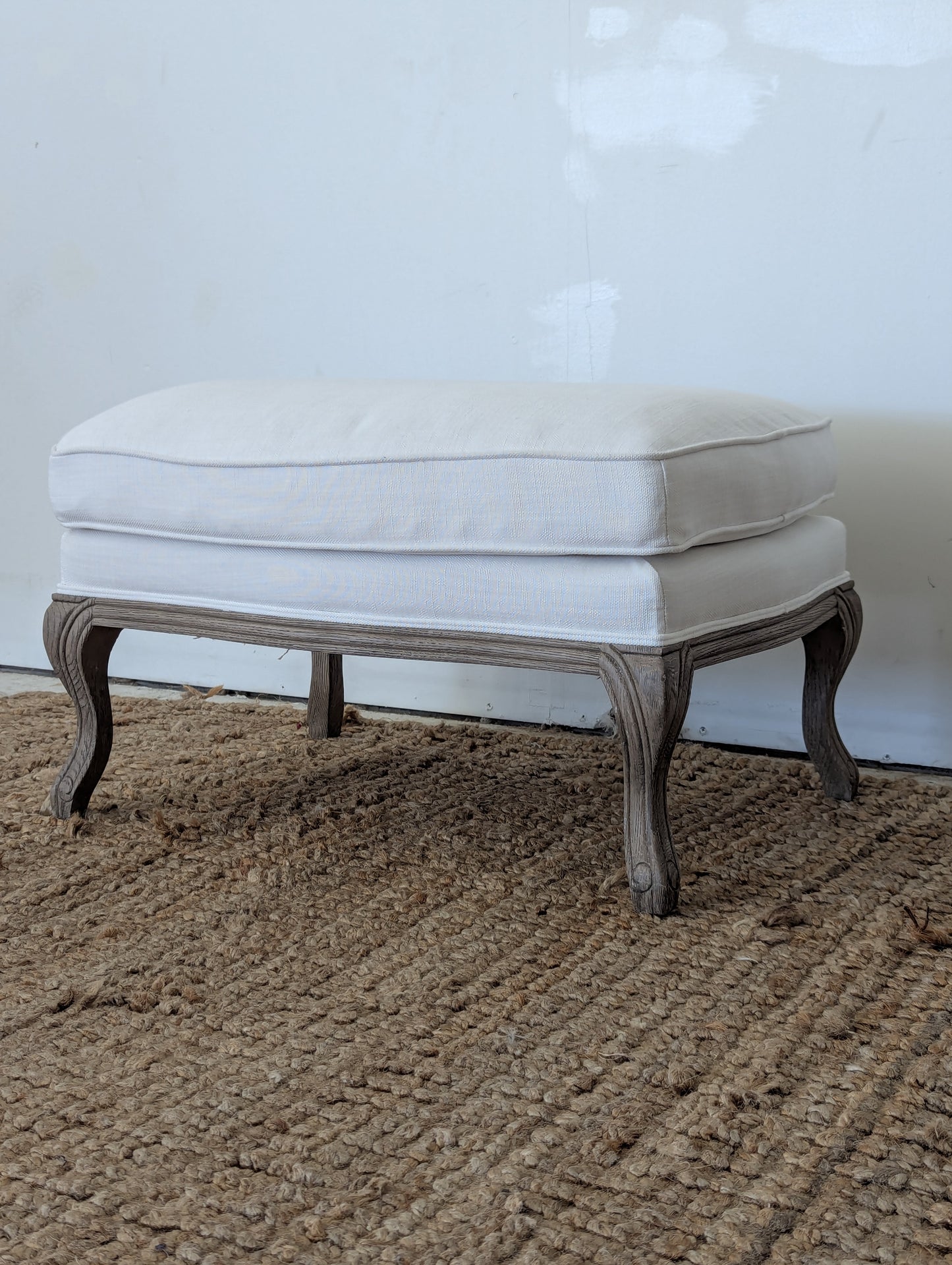 RH Cabriole Ottoman