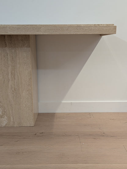 The Art Shoppe Travertine Console