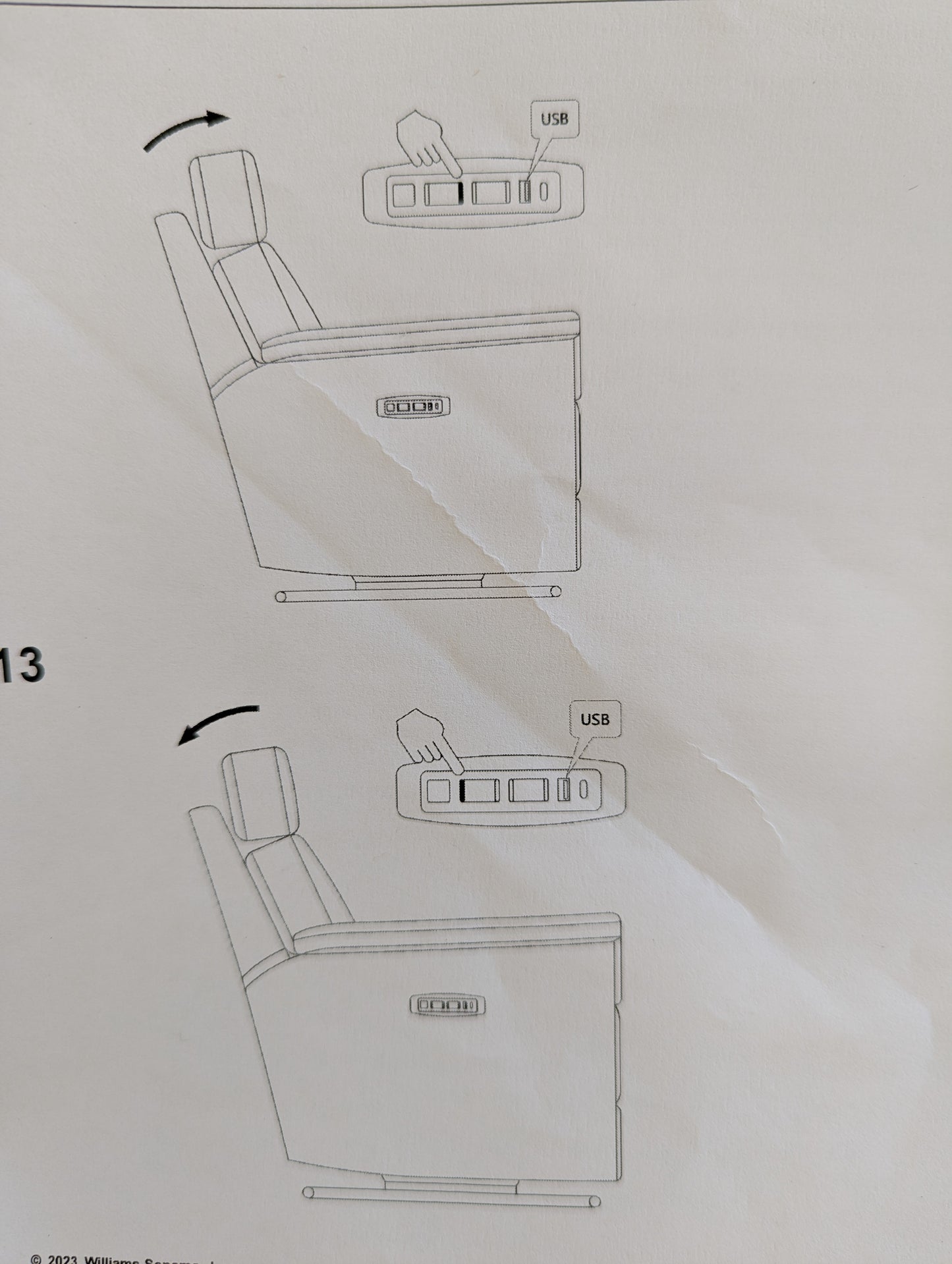 Pottery Barn Kids Dream Swivel Glider Recliner Chair