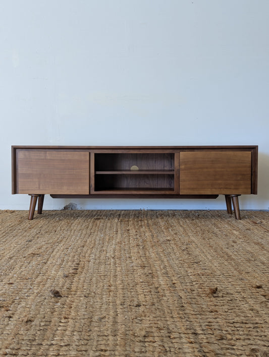 Article Seno 63" Low Media Unit - Walnut