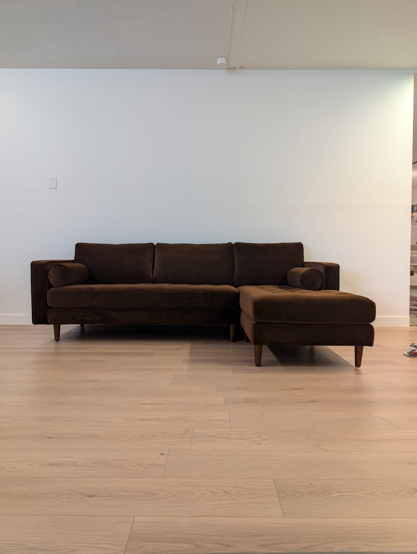 Article Sven 100" Tufted Velvet Right Sectional
