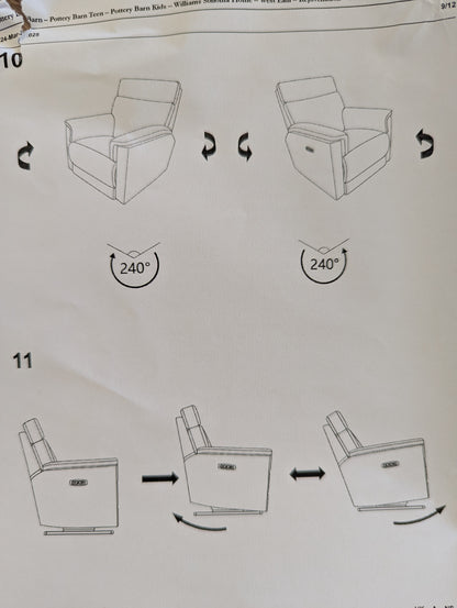 Pottery Barn Kids Dream Swivel Glider Recliner Chair