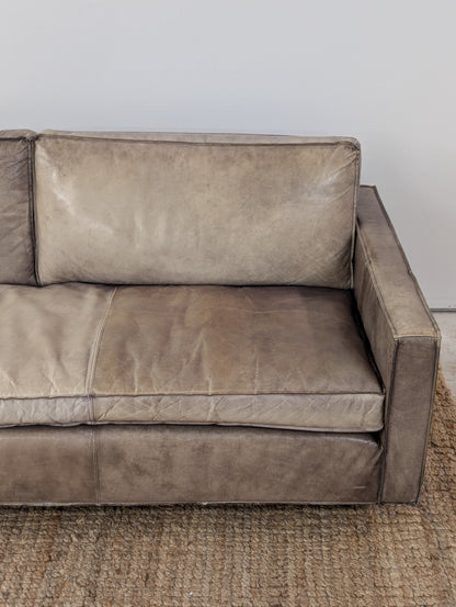 Zientte Leather Sofa