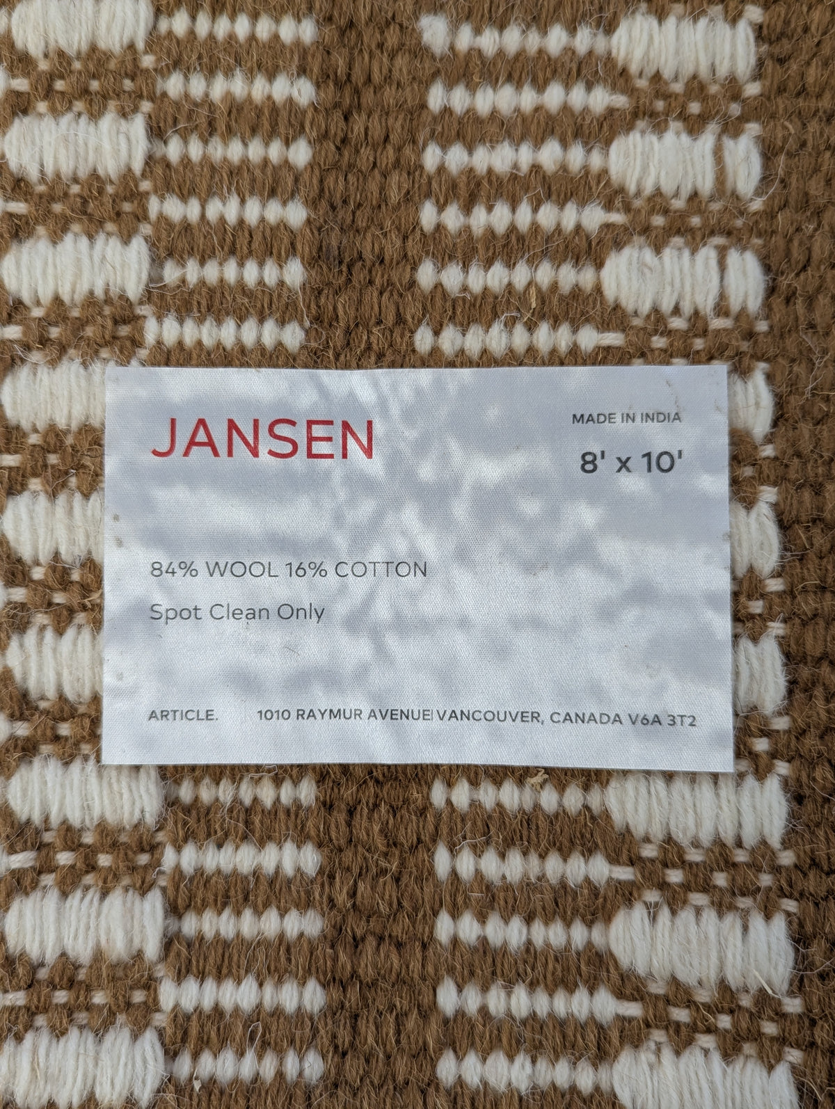 Article Jansen Rug (8’ x 10’) Cumin