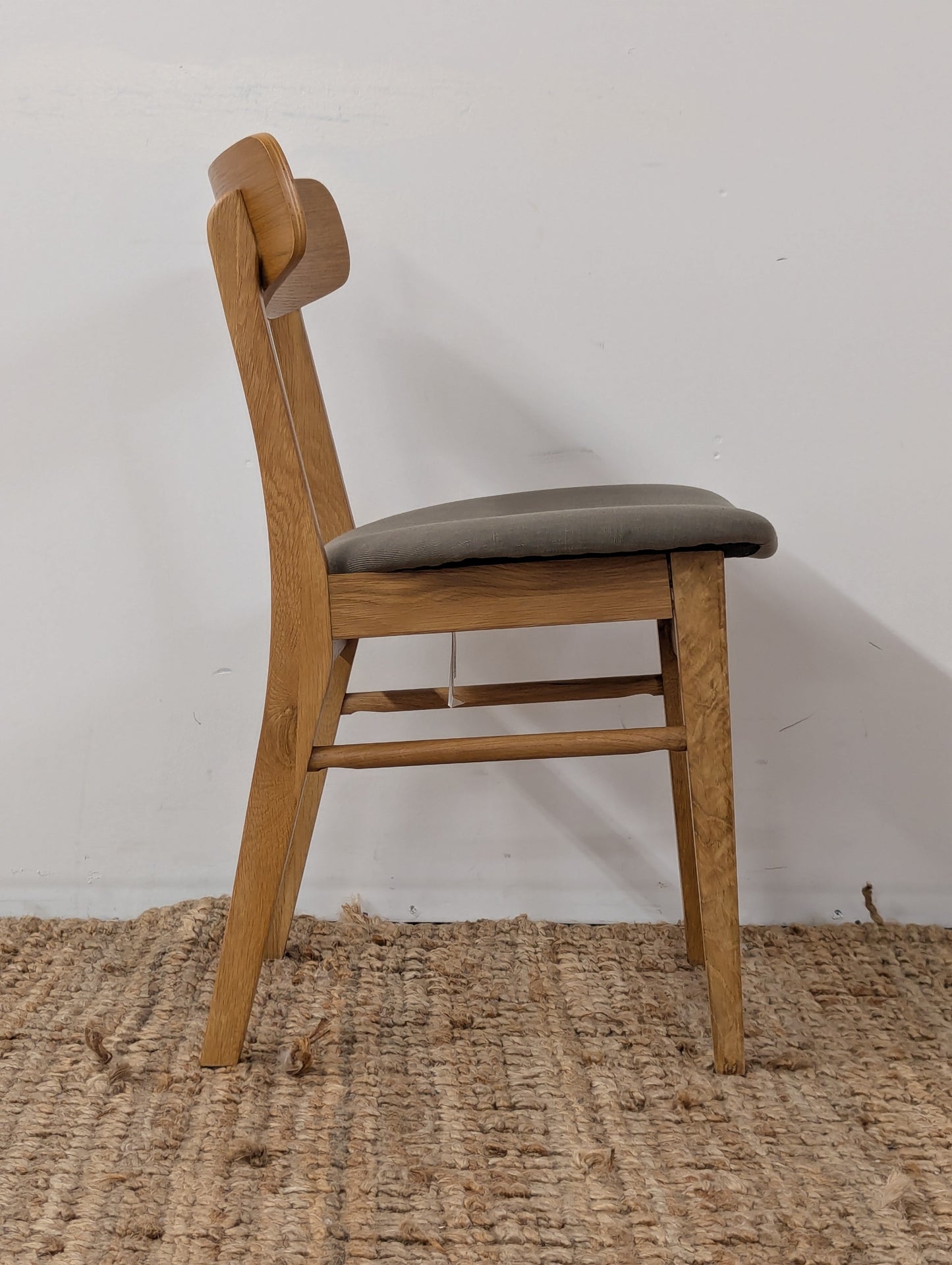 Article Ecole Dining Chair - Oak and Welsh Green