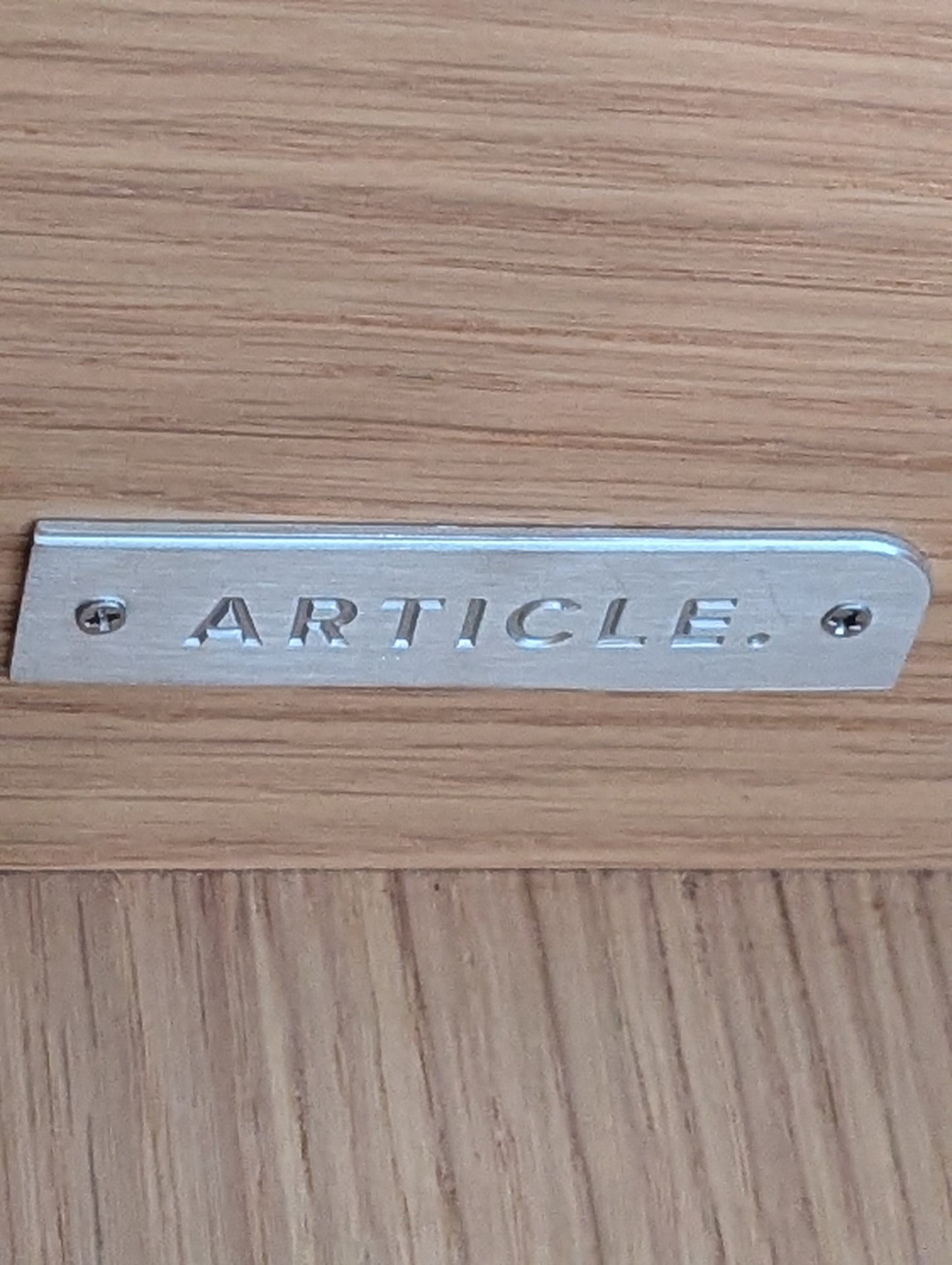 Article Krossa 12" File Cabinet - White Oak