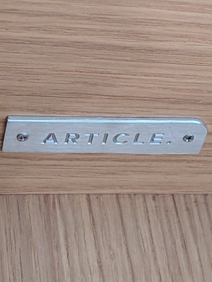 Article Krossa 12" File Cabinet - White Oak