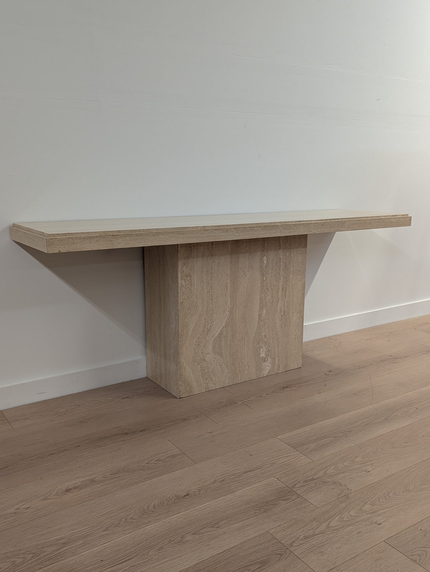 The Art Shoppe Travertine Console