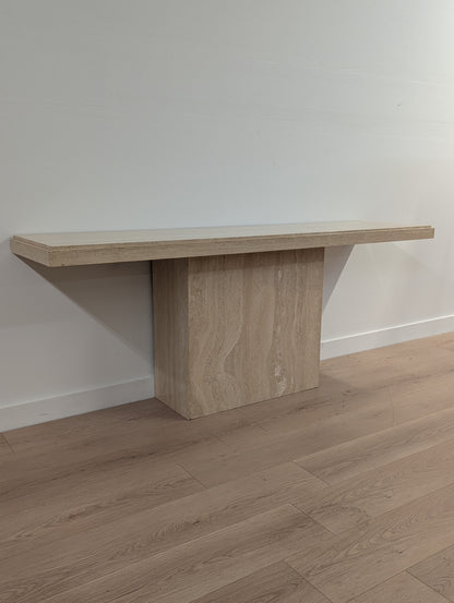 The Art Shoppe Travertine Console