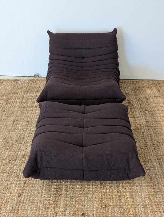 Ligne Roset Togo Chair and Ottoman
