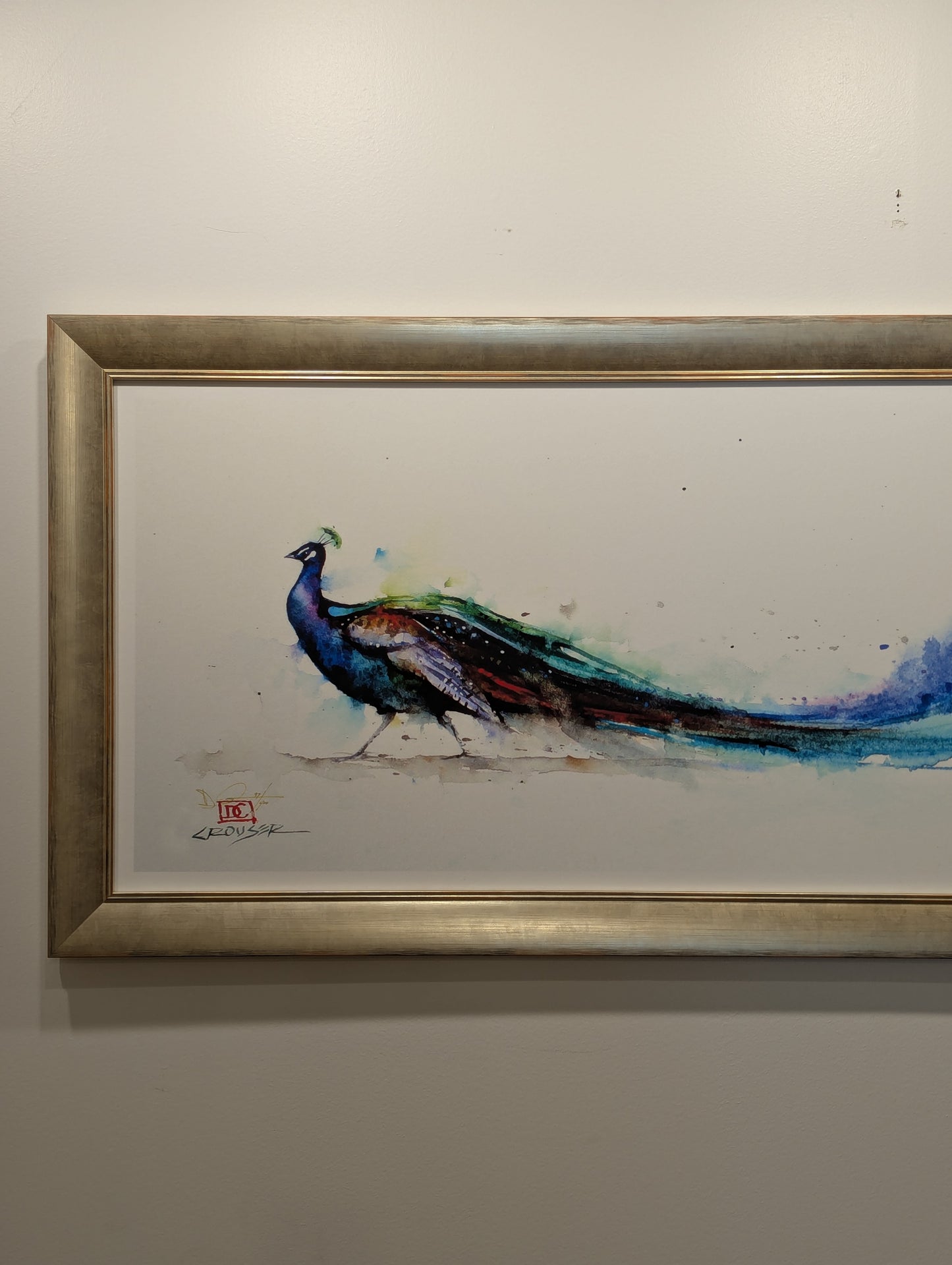 Moe's Peacock Print