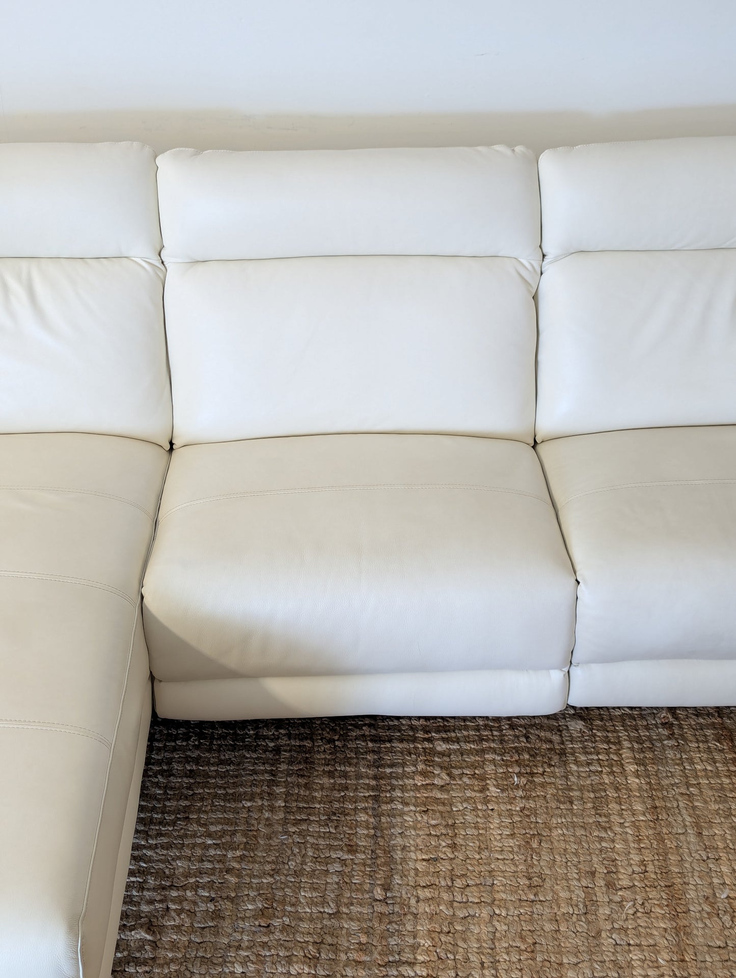 Scan Designs 5317 Power Reclining Leather Sectional