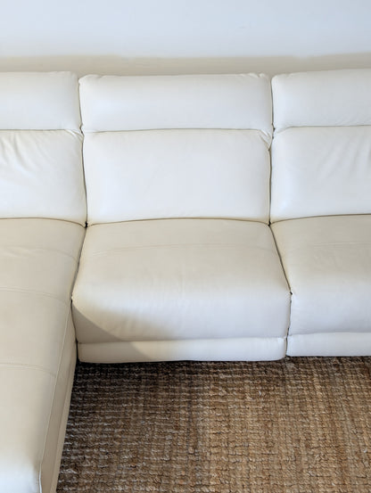 Scan Designs 5317 Power Reclining Leather Sectional