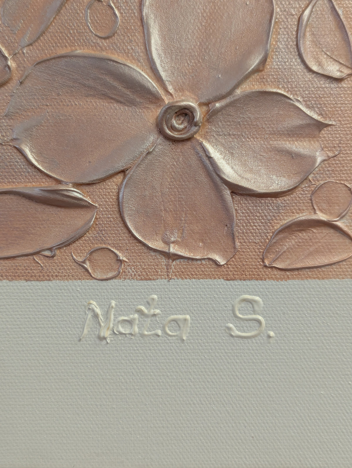 Original Abstract Flowers by Nata S