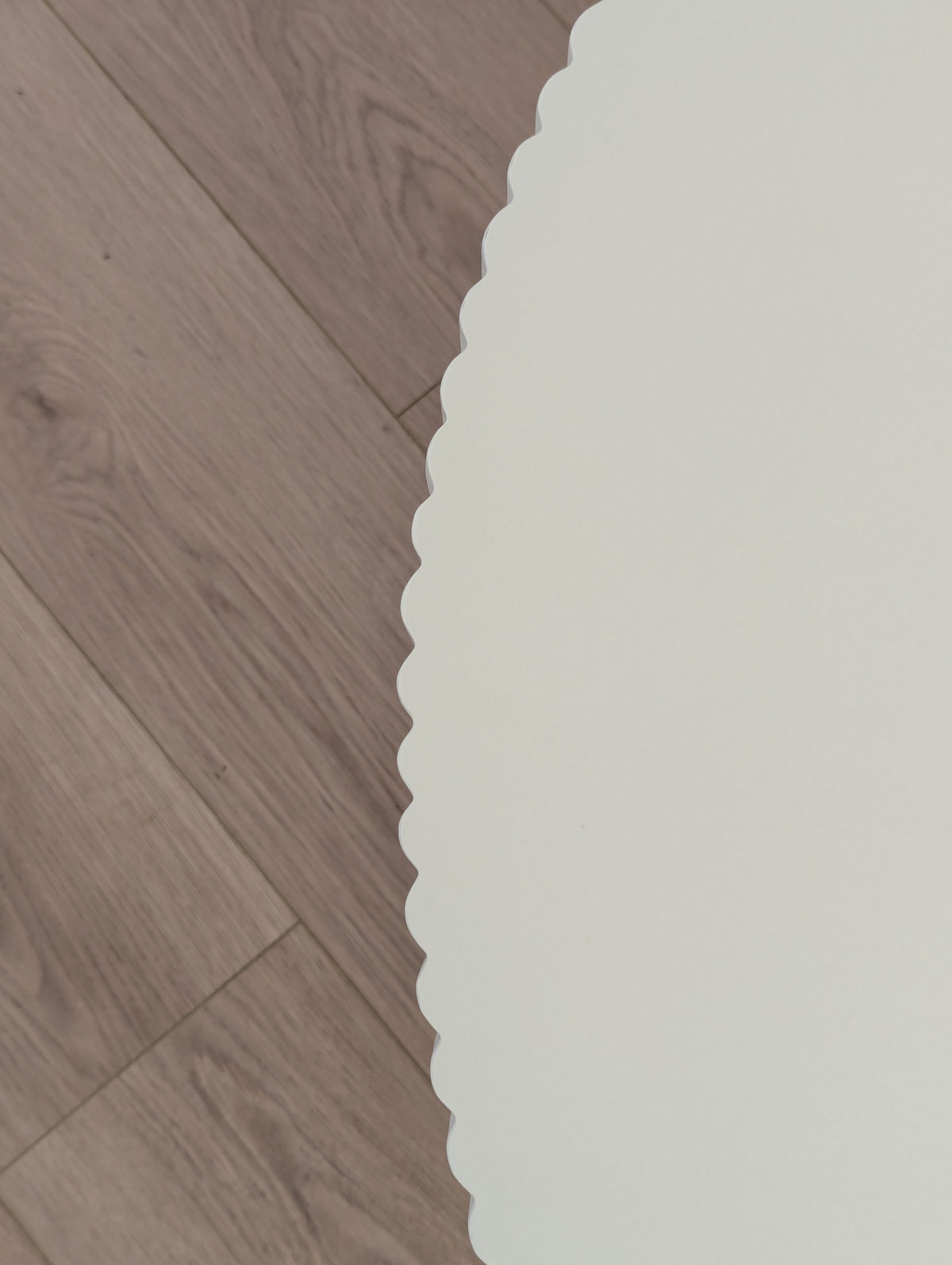 Article Nordens Fluted Coffee Table (Soft White) (on hold)