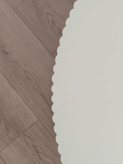 Article Nordens Fluted Coffee Table (Soft White) (on hold)