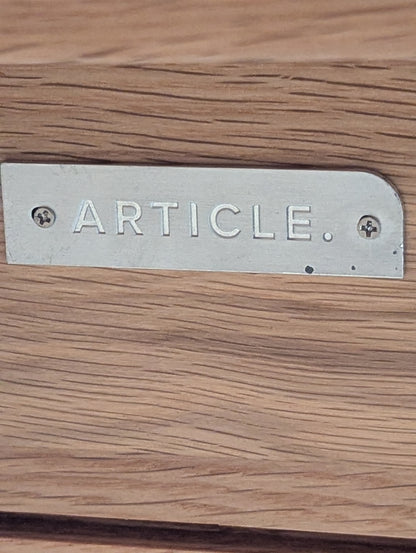 Article Madera 86" - 125" Solid Wood Extendable Dining Table - Oak