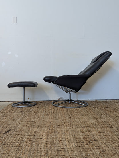 1999 IKEA Malung Lounge Chair and Footstool