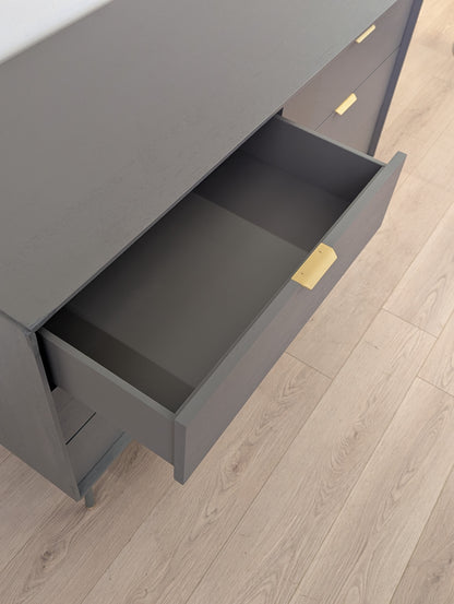 Blu Dot Dang 6 Drawer Dresser - Risk Adverse Grey