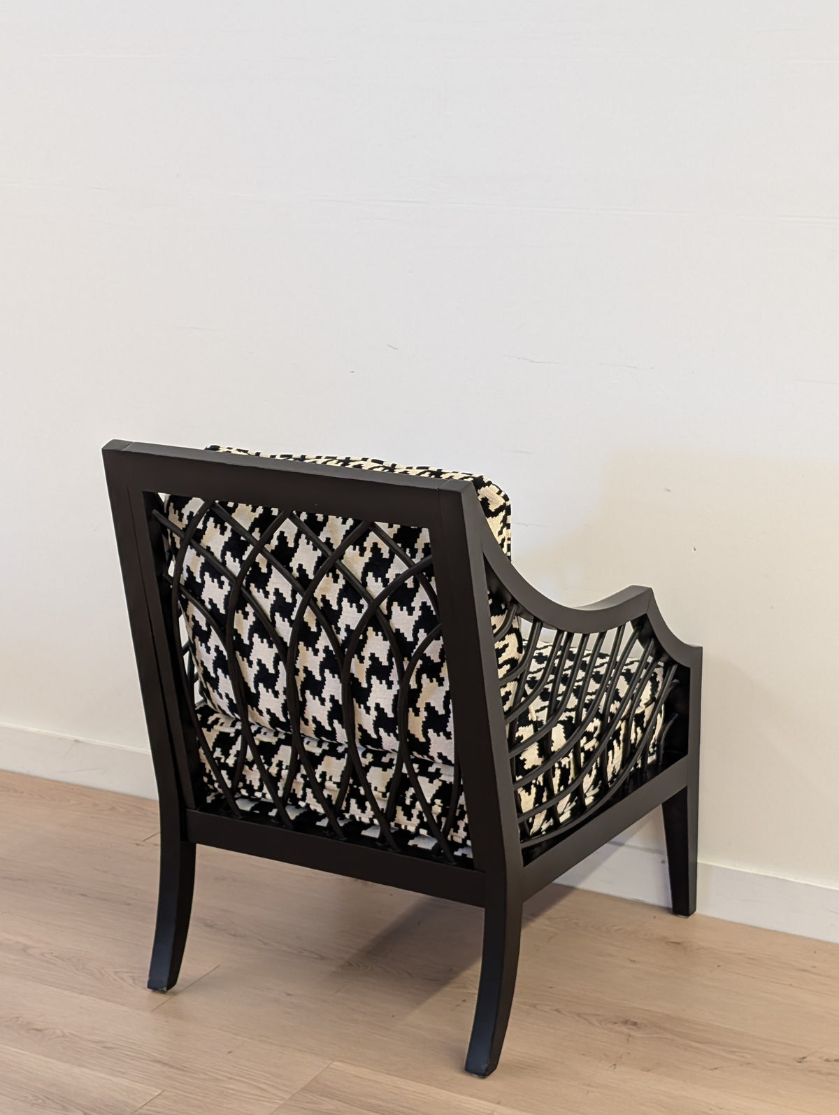 Sam Moore Houndstooth Armchair