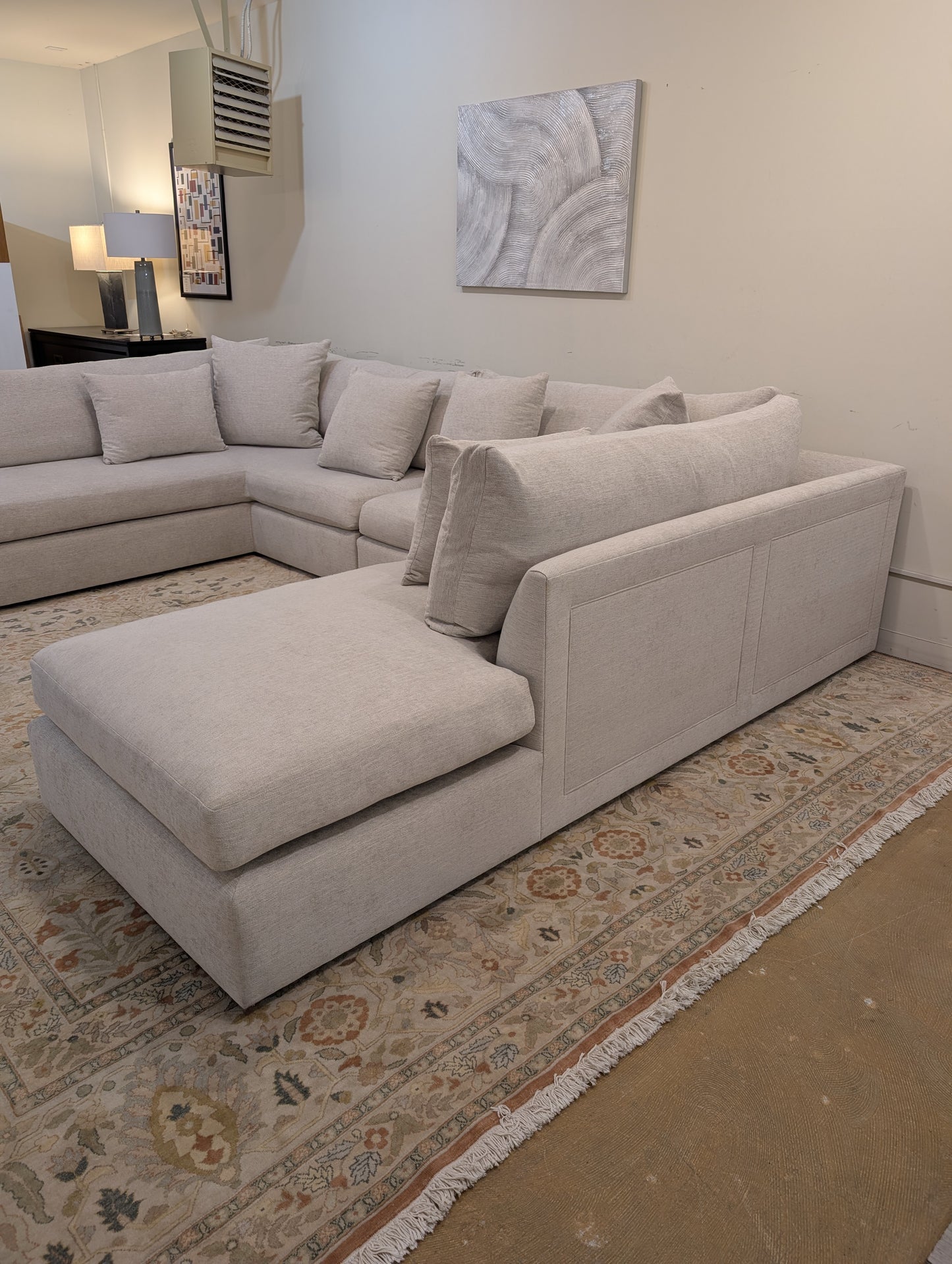 Rene Cazares Messina Corner Sectional (With Paneling)