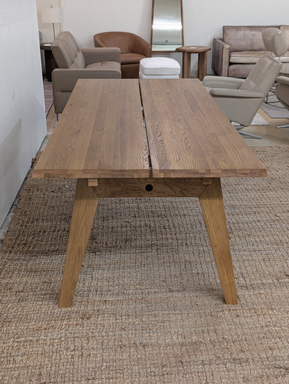 Article Madera 86" - 125" Solid Wood Extendable Dining Table - Oak