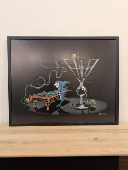 Micheal Godard Pool Shark 2 Framed Poster