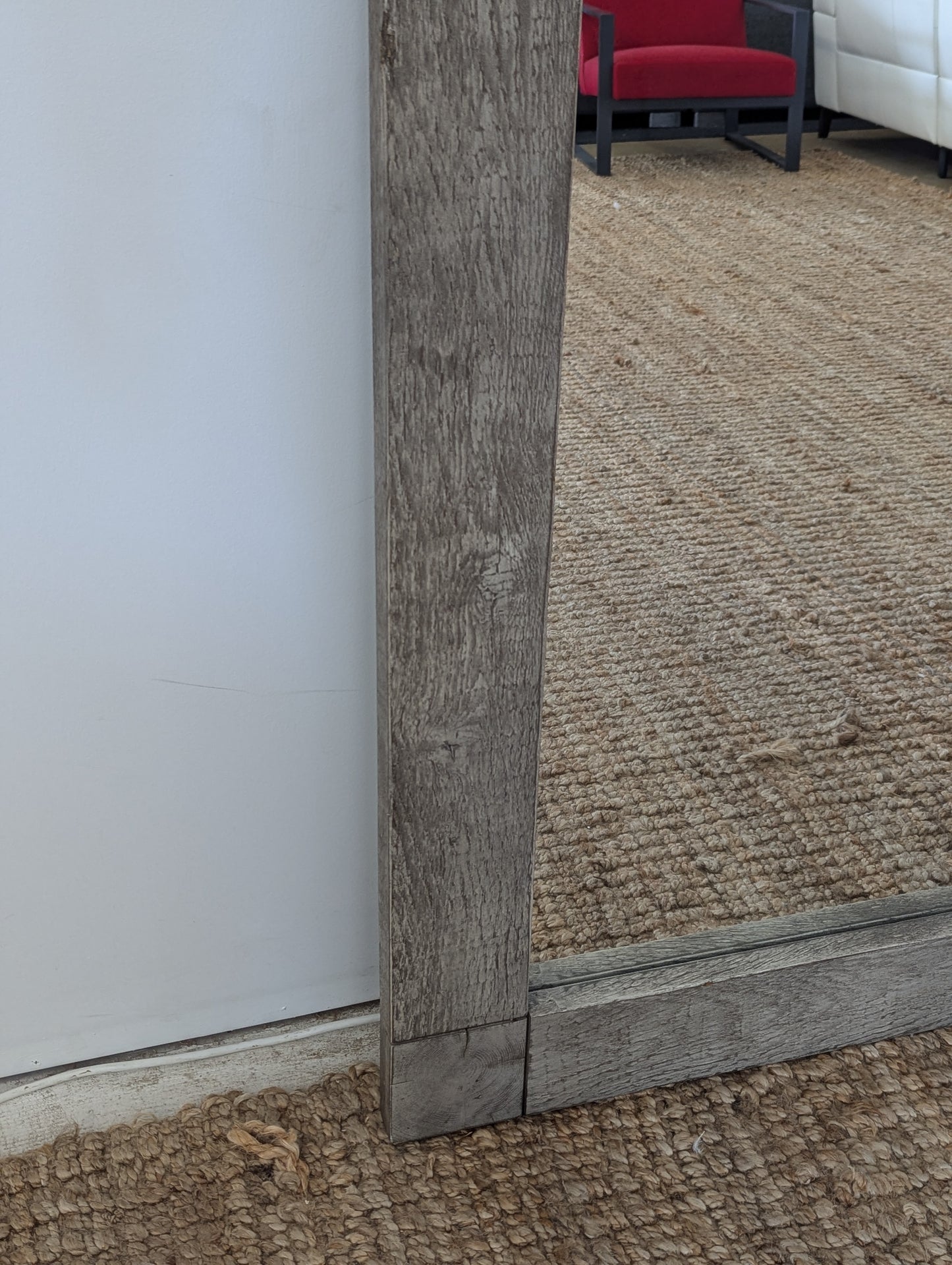 RH Russian Reclaimed Oak Mirror 55X96 Grey