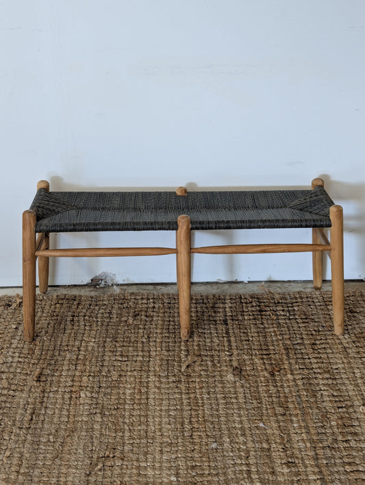 Rattan Wood Bench