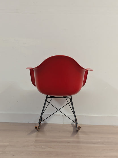 Case Study Furniture Arm Shell Rocker Base Chair (Eames Style)