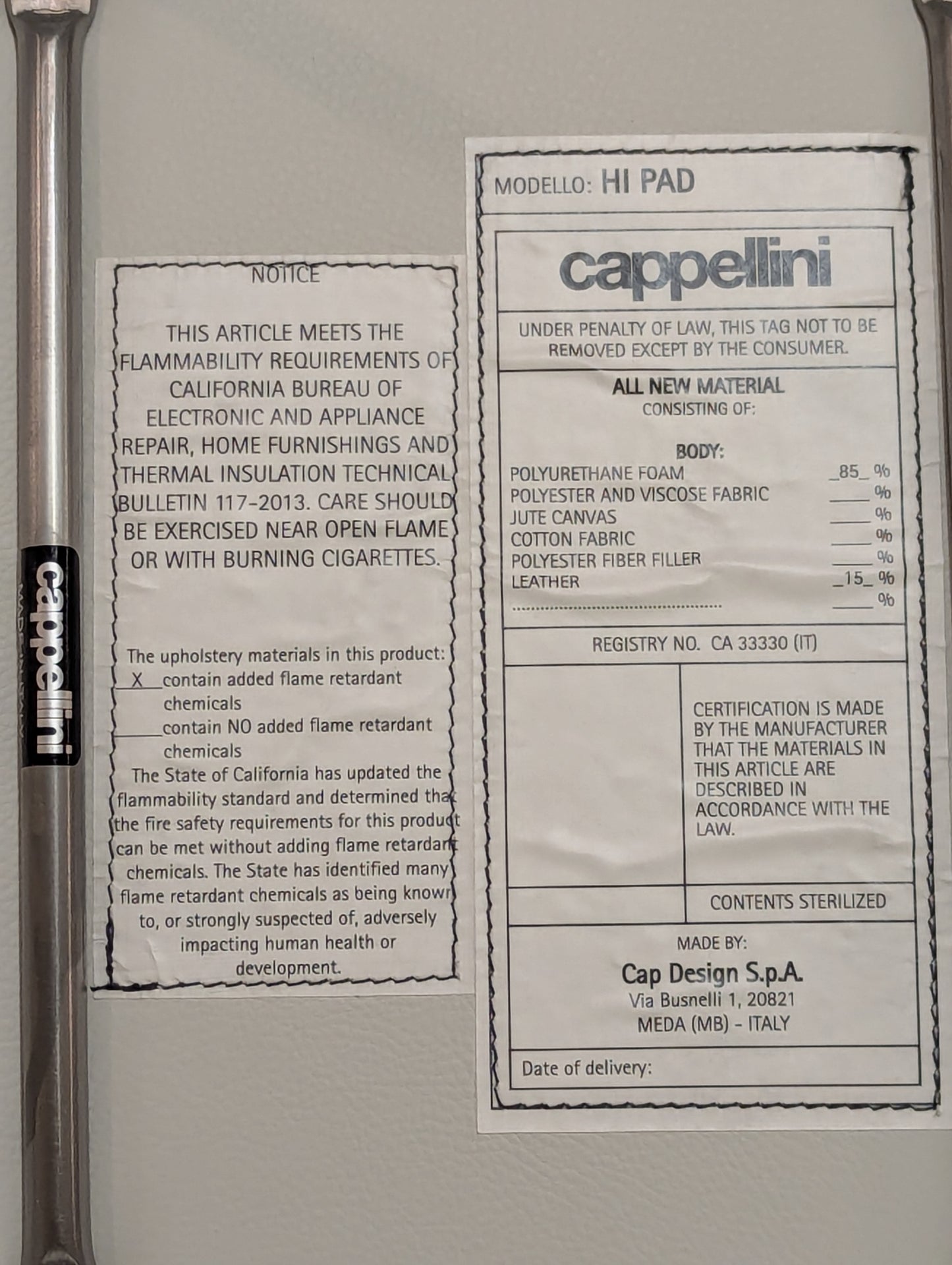 Cappellini Hi Pad Stool