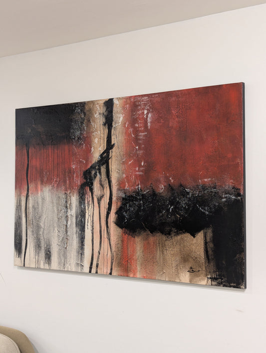 Signed Abstract Painting