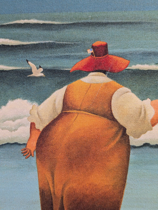 Surfside Fishing by Lowell Herrero