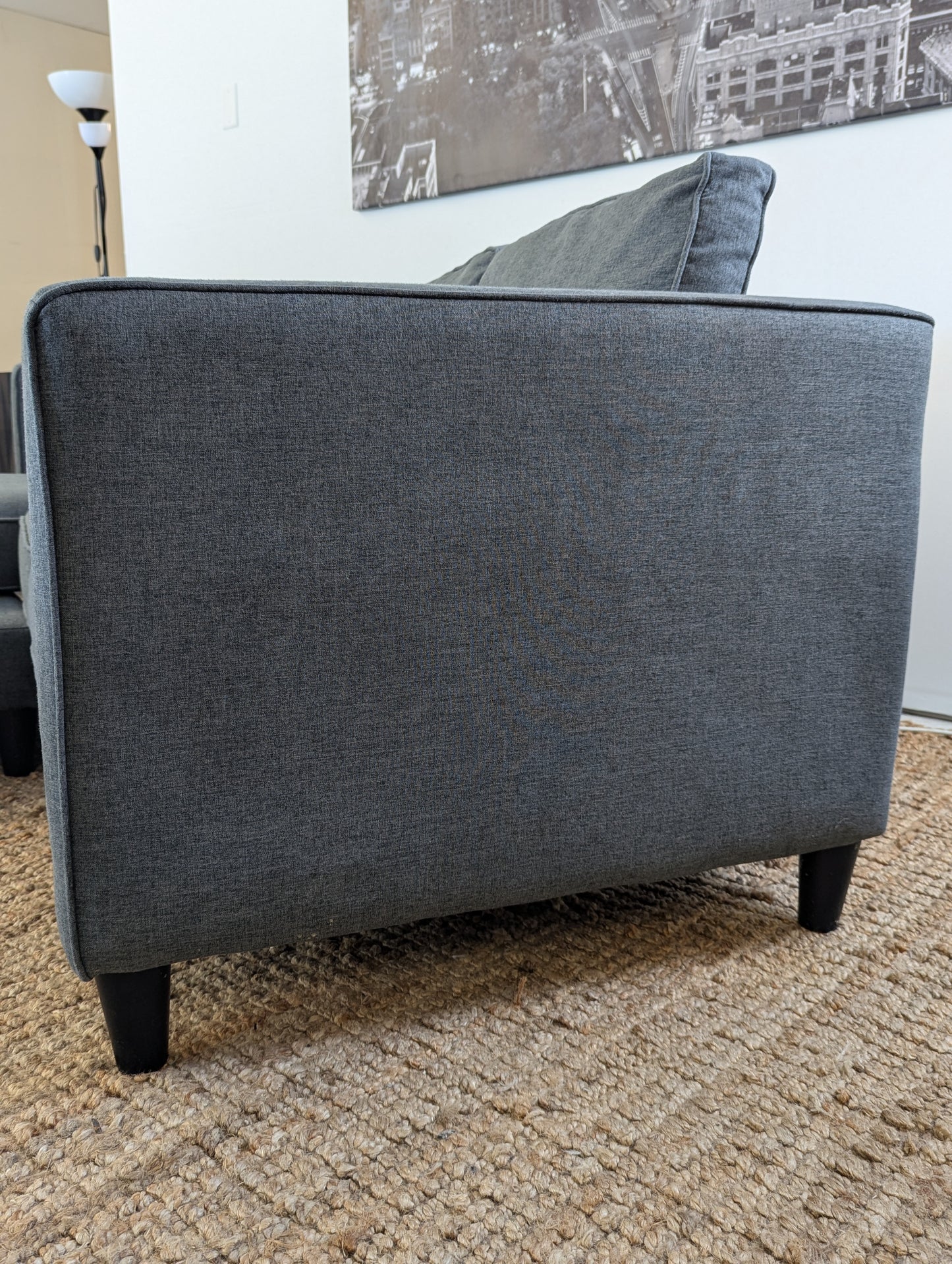 Urban Barn Lure Sectional Sofa Reversible Chaise