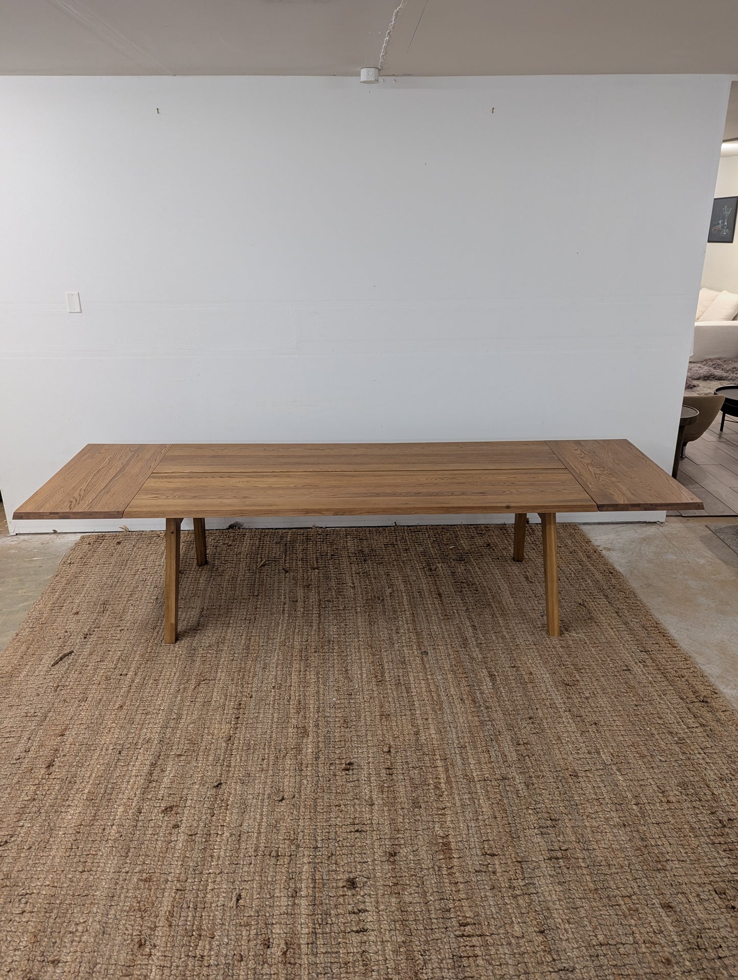 Article Madera 86" - 125" Solid Wood Extendable Dining Table - Oak