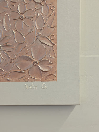 Original Abstract Flowers by Nata S
