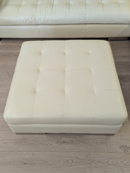 Arizona Leather Newport Sectional with Storage Ottoman