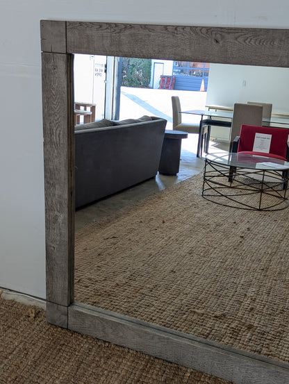 RH Russian Reclaimed Oak Mirror 55X96 Grey