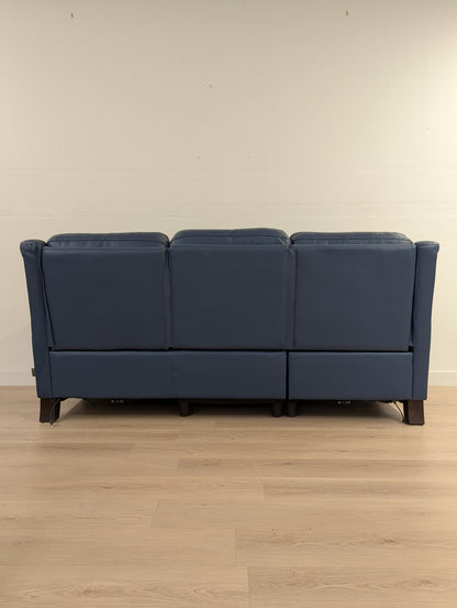 Amax Houston Power Reclining Leather Couch