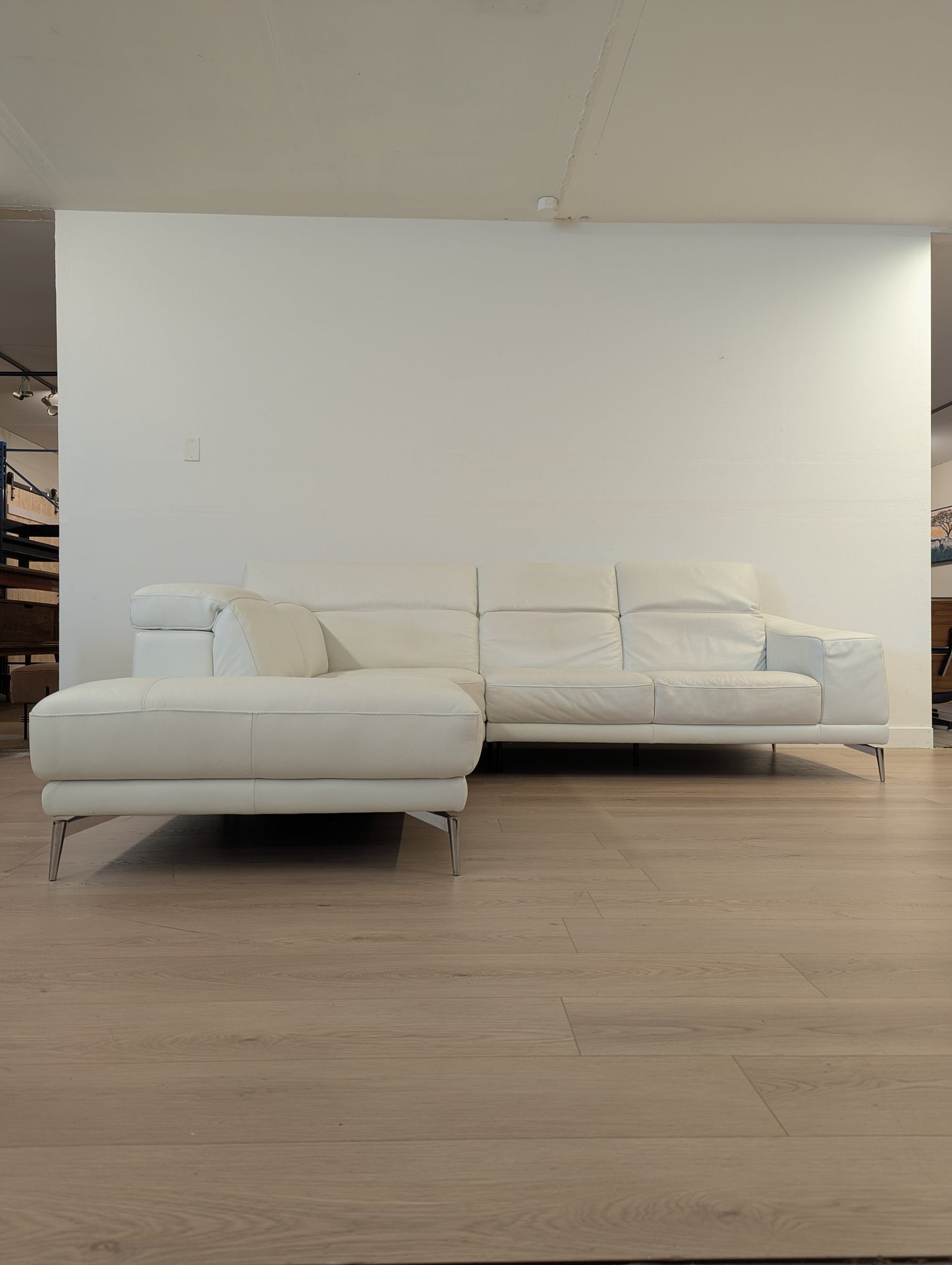 Natuzzi Italia Brooklyn Leather Sectional Sofa